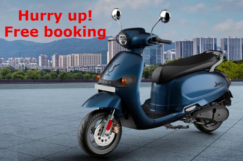 Free Booking of electric scooter