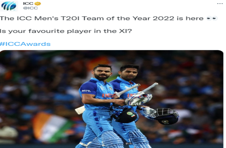 ICC Men's T20I Team of the Year 2022