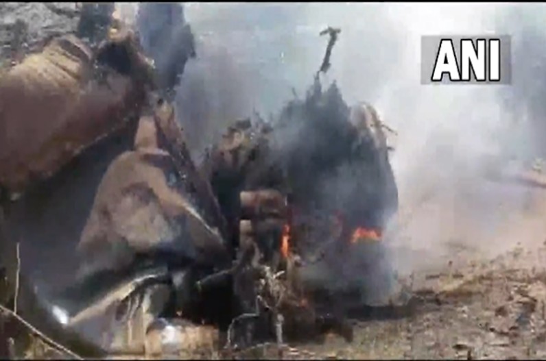 Plane crash in bharatpur