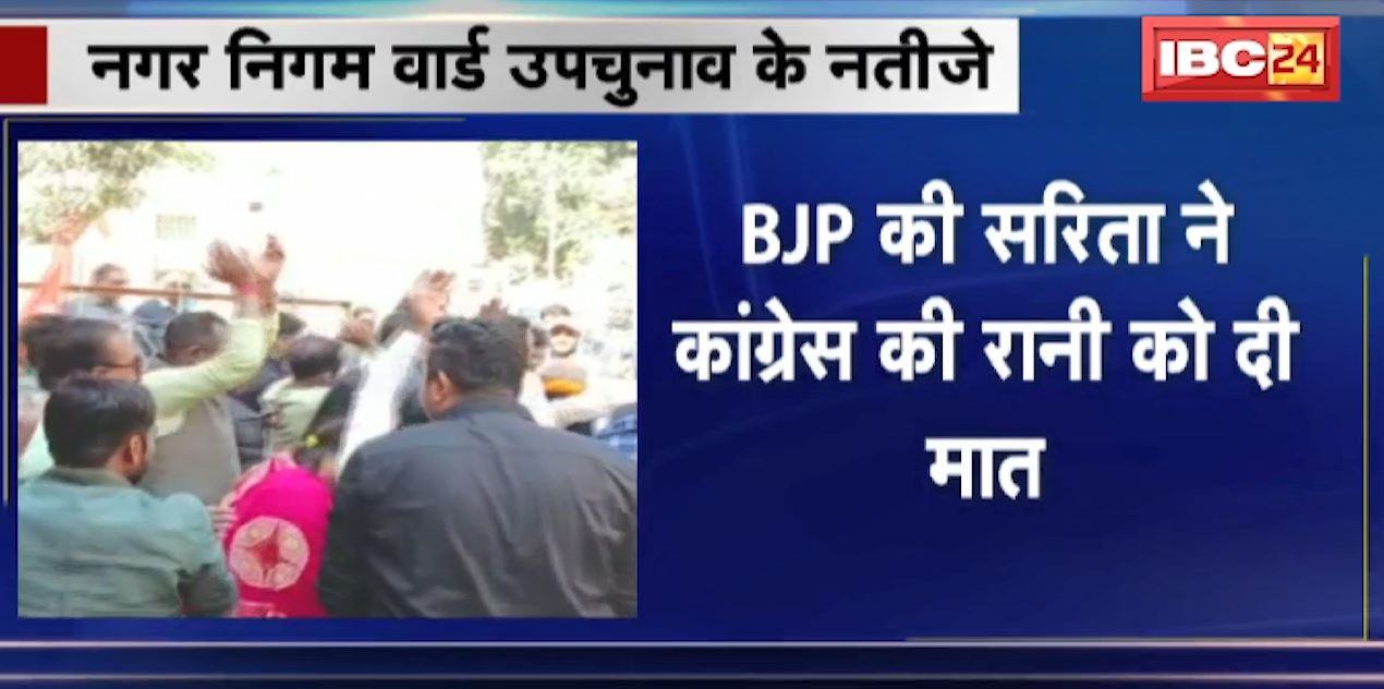 Nagar Nigam By-Election Result:  वार्ड उपचुनाव के नतीजे | कहीं BJP तो कहीं Congress ने मारी बाजी