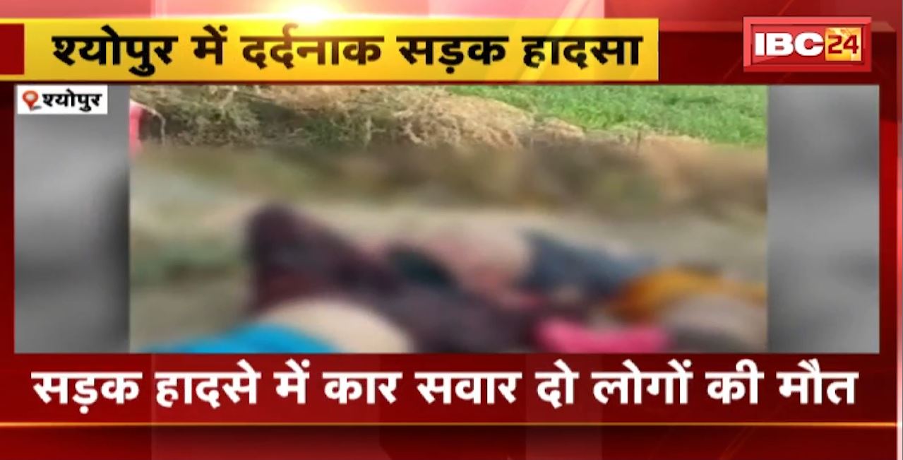 Sheopur Road Accident : सड़क हादसे में कार सवार दो लोगों की मौत। परिवार जा रहा था Rajasthan