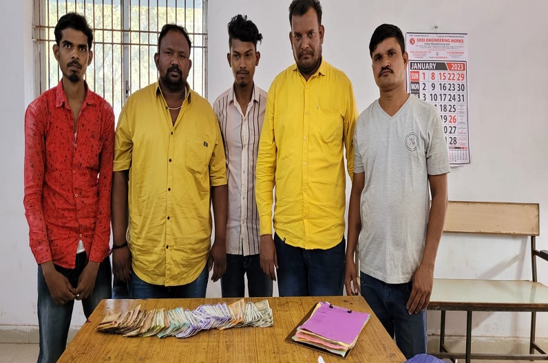 5 bookies arrested in bhilai