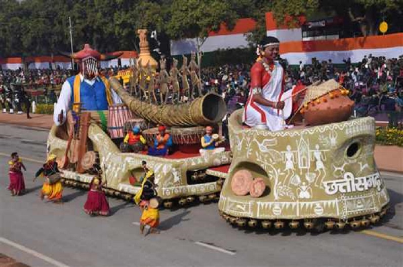 Tableaux of 8 departments will be seen on Republic Day
