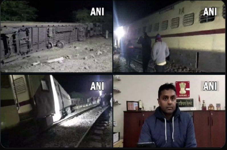8 coaches of Suryanagari Express derailed
