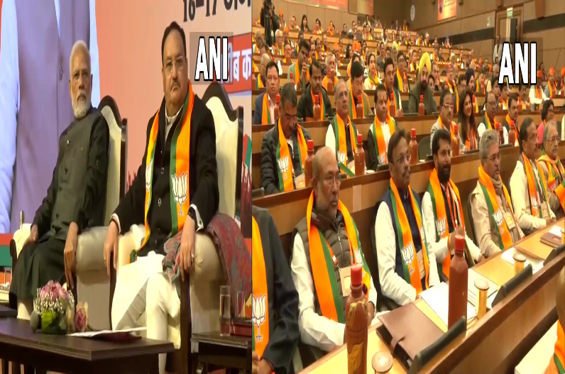 Two-day long BJP National Executive meeting commences at NDMC Delhi