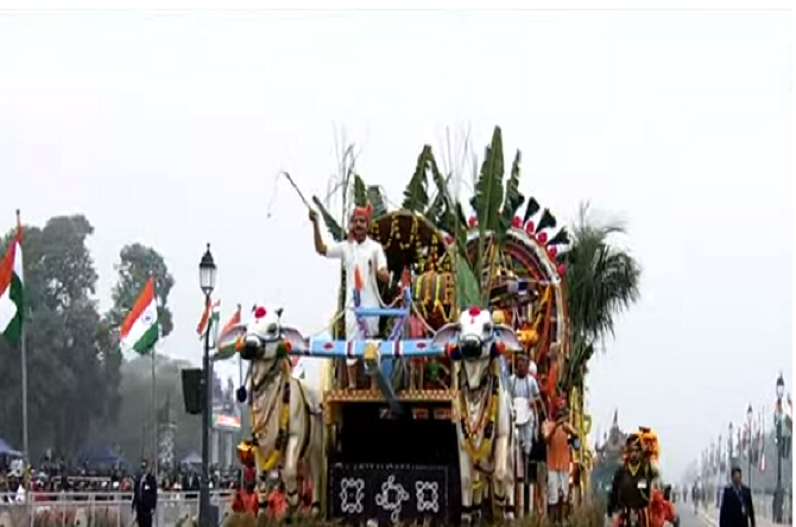 On the occasion of Republic Day, tableaus of different states were seen in the path of duty