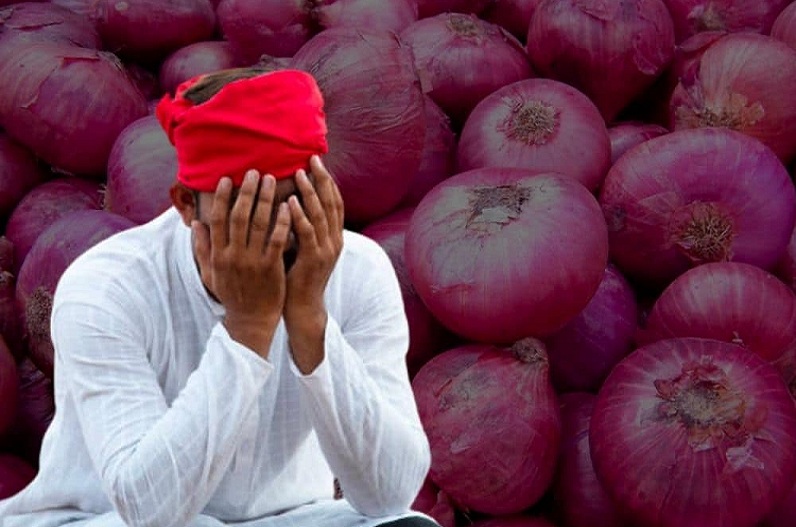 Heavy fall in onion prices