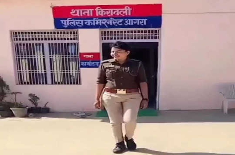 Lady police reels viral in UP