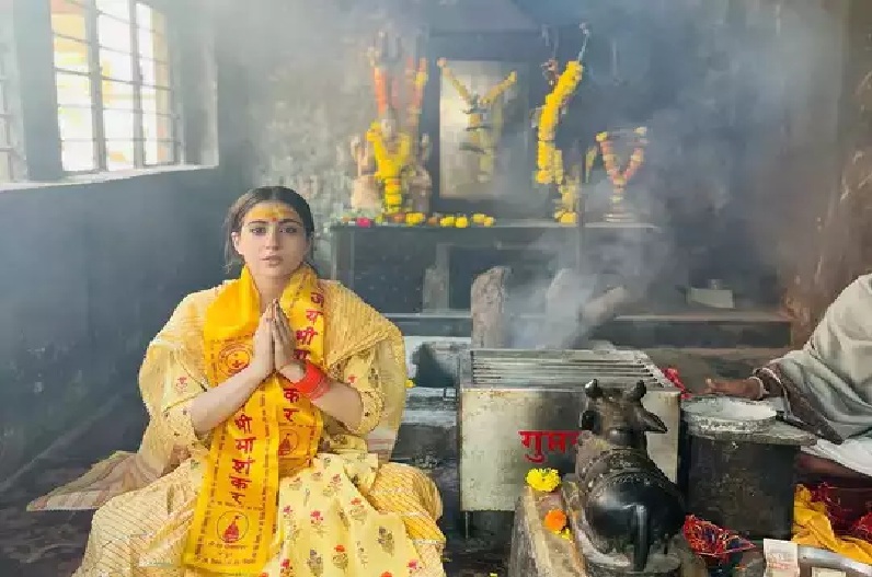 Sara Ali worshiped Mahadev