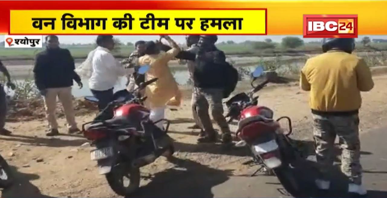 Sheopur Crime News : अवैध खनन रोकने गई वन विभाग की टीम पर हमला। बदमाशों ने लाठी और पत्थरों से किया हमला