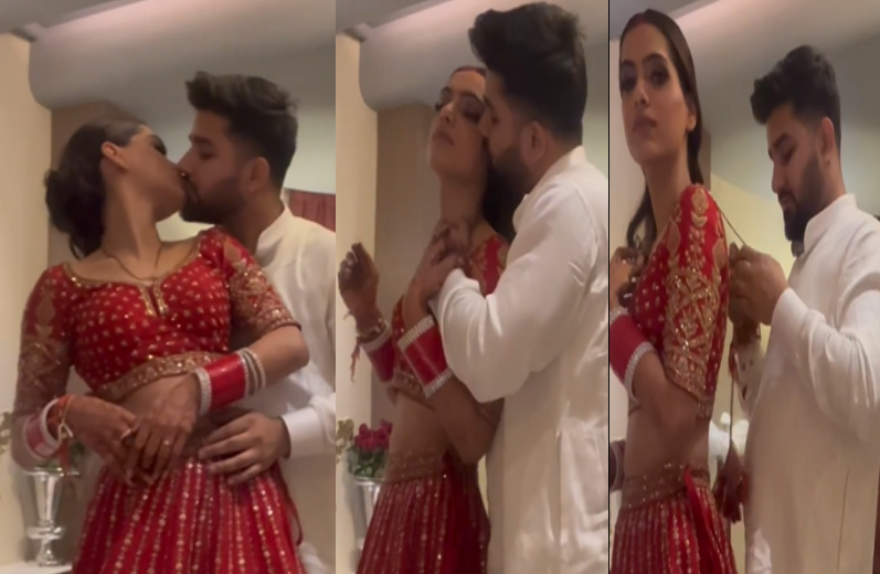 Dulha Dulhan ne Record kiya suhagrat ka video