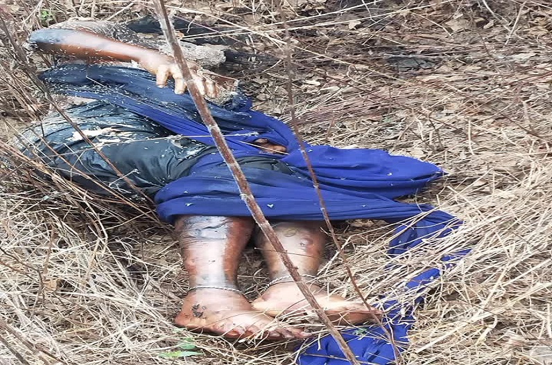 Dead body of woman found in suspicious condition near Silpat Nala