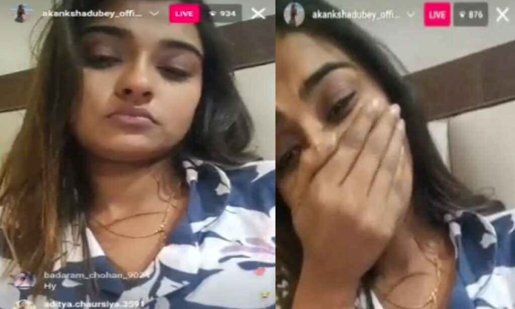 Akanksha Dubey Insta Live Video