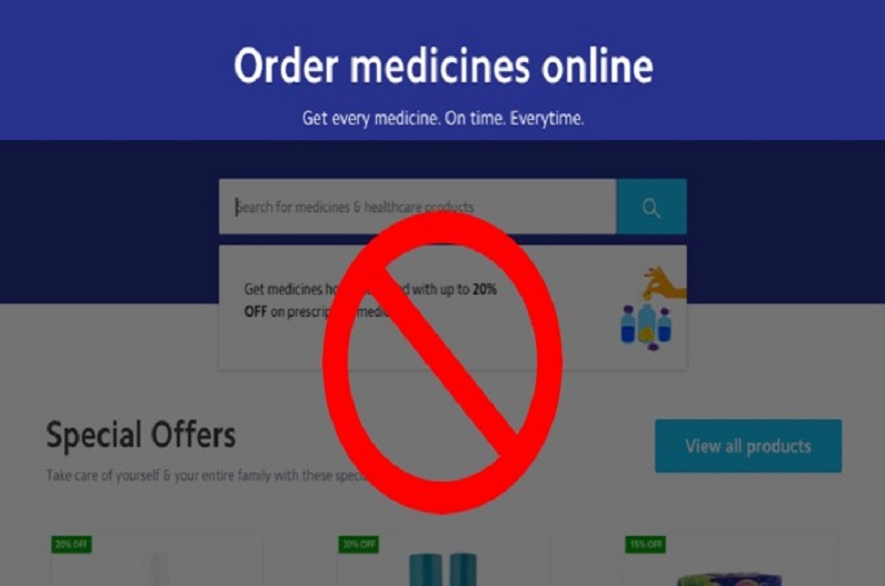 Ban on online sale of medicines