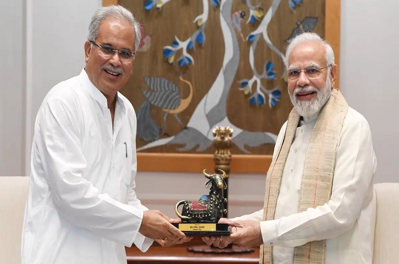 CM Bhupesh met PM Modi