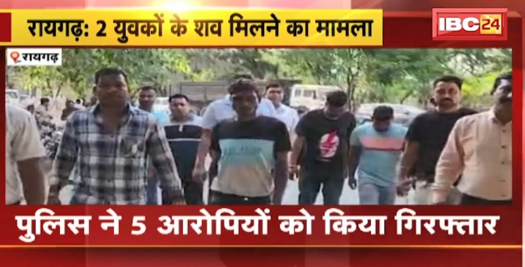 Case of finding dead bodies of 2 youths in Raigarh