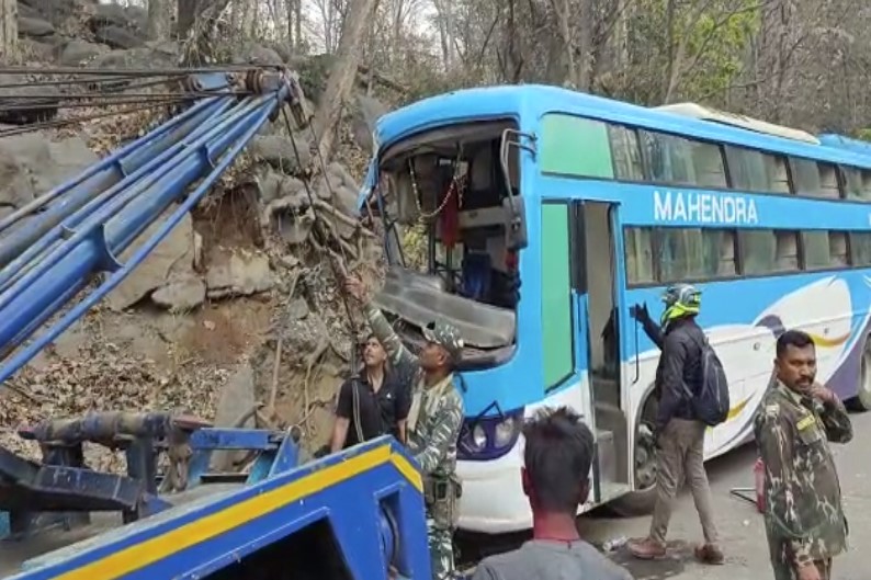 Road Accident in Keshkal Ghat