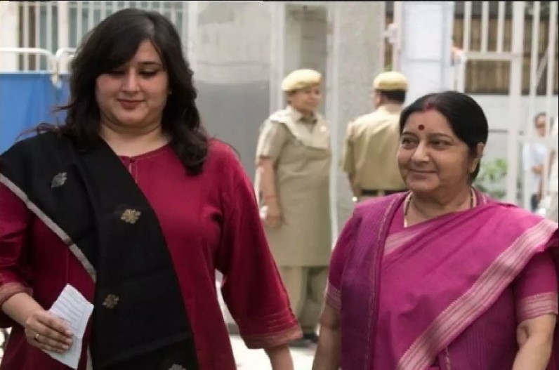 Susma Swaraj's daughter entry in politics