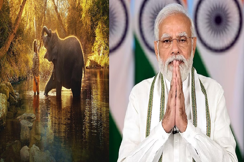 PM Narendra Modi congratulates the team of 'The Elephant Whispers'