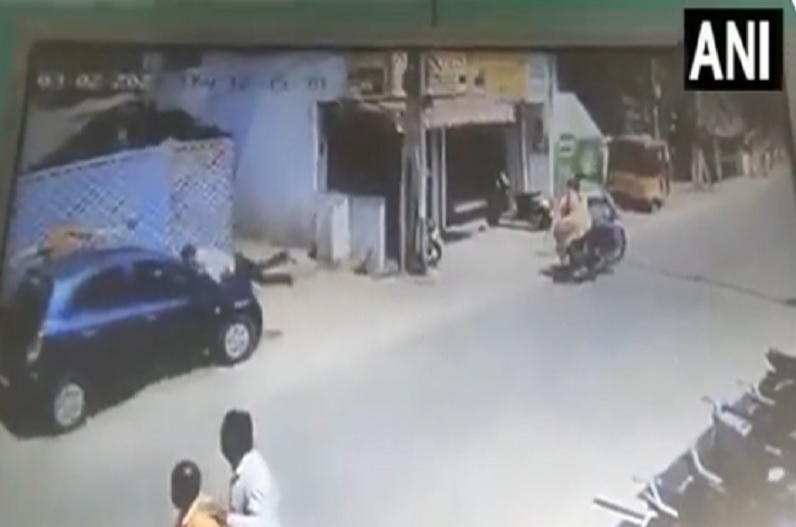 A person was hit by a speeding vehicle in Nagole area of Hyderabad