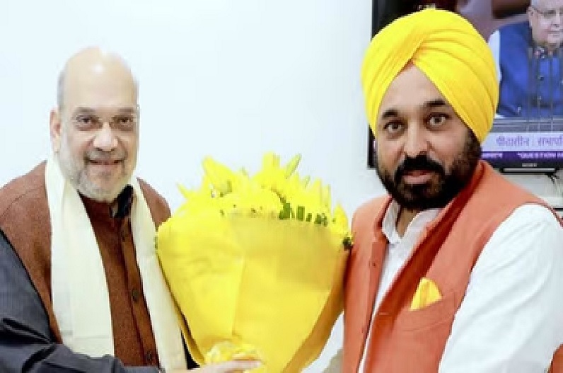 40 मिनट तक बंद कमरे में हुई केंद्रीय गृह मंत्री शाह और मुख्यमंत्री मान के बीच बातचीत, जानें किन मुद्दों पर हई चर्चा