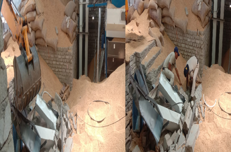 Painful death of two laborers due to wall collapse in Seoni Rice Mill