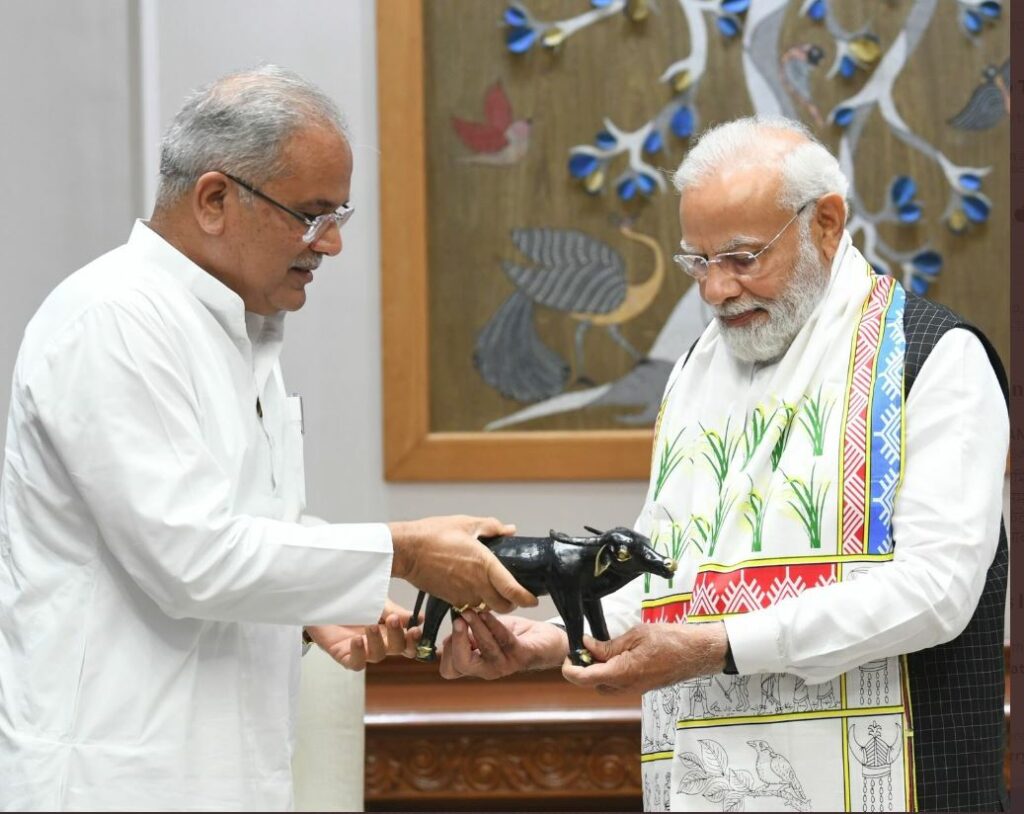 CM Bhupesh Baghel met PM Modi