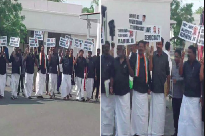 कांग्रेस विधायकों ने काले कपड़े पहनकर किया विरोध प्रदर्शन, विधानसभा पहुंचकर केंद्र सरकार के खिलाफ लगाए नारे