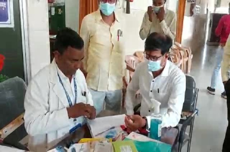 Organized health camp amid corona infection