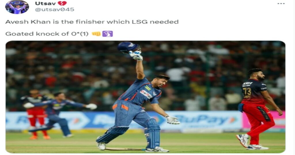 Avesh Khan Throw Helmet