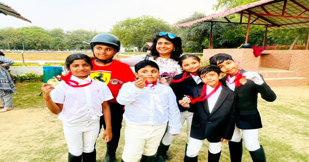 छत्तीसगढ़ के नन्हे घुड़सवारों ने Delhi Horse Show में दिखाया दम, 5 गोल्ड, 6 सिल्वर सहित जीते इतने पदक