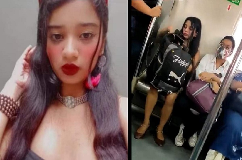 Delhi metro bikini girl viral video