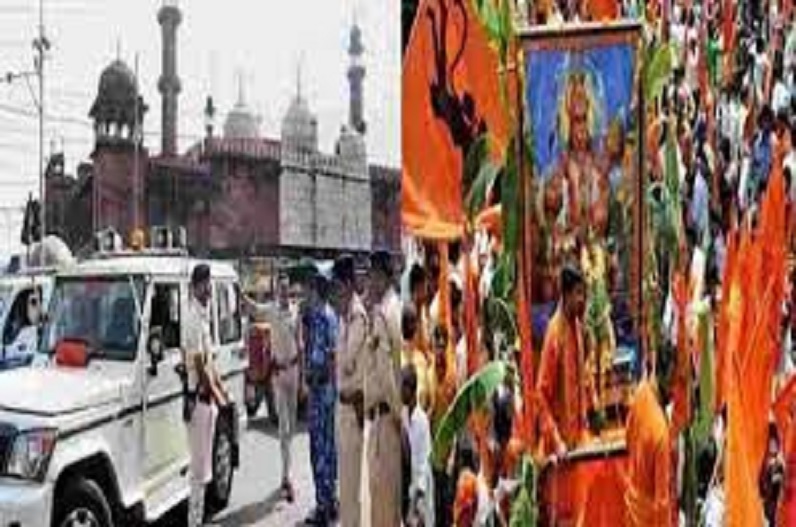 बंगाल में अलर्ट, दिल्ली में पुलिस बल तैनात, हनुमान जयंती के अवसर पर पूरे देश में अलर्ट