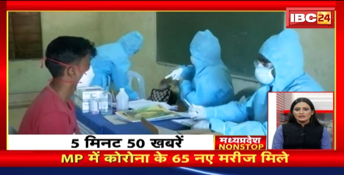 Madhya Pradesh में Corona के 65 नए मरीज मिले। Madhya Pradesh Non Stop News | Today Top News