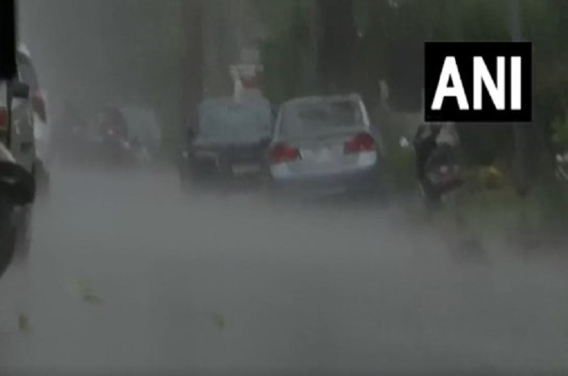 Sudden change in the weather pattern in the capital