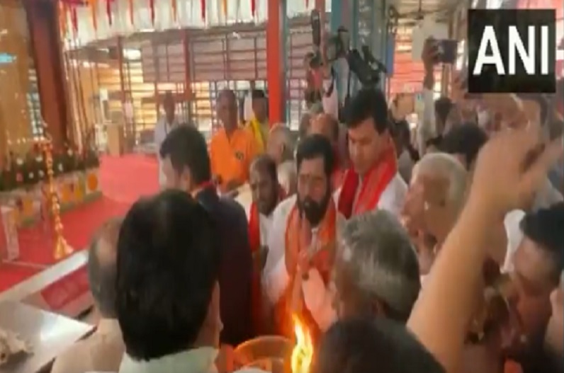 CM Eknath Shinde ayodhya visit