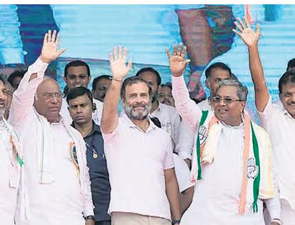 सरकारी बसों में महिलाओं को निशुल्क यात्रा, हर महीने 200 यूनिट मुफ्त बिजली, कांग्रेस ने किया वादा