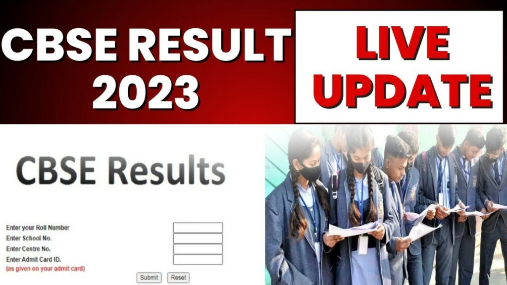 CBSE 12th Result 2023 Date and Time
