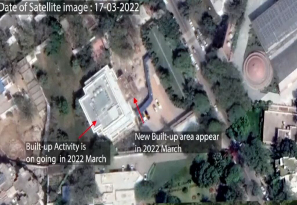 Kejriwal Residence Renovation Satellite Image