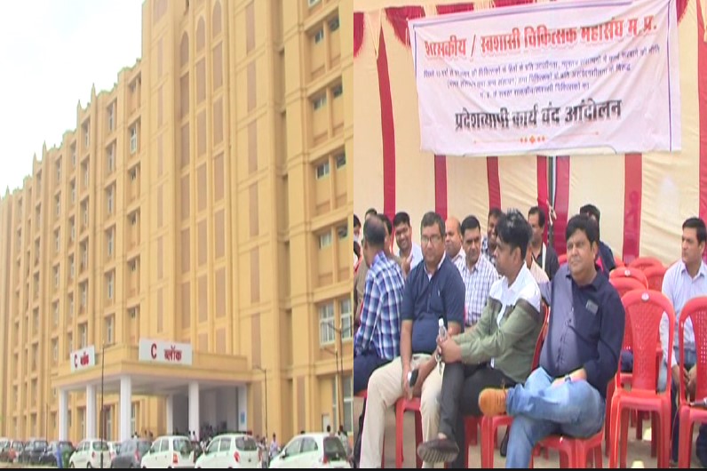 Gwalior doctor protest