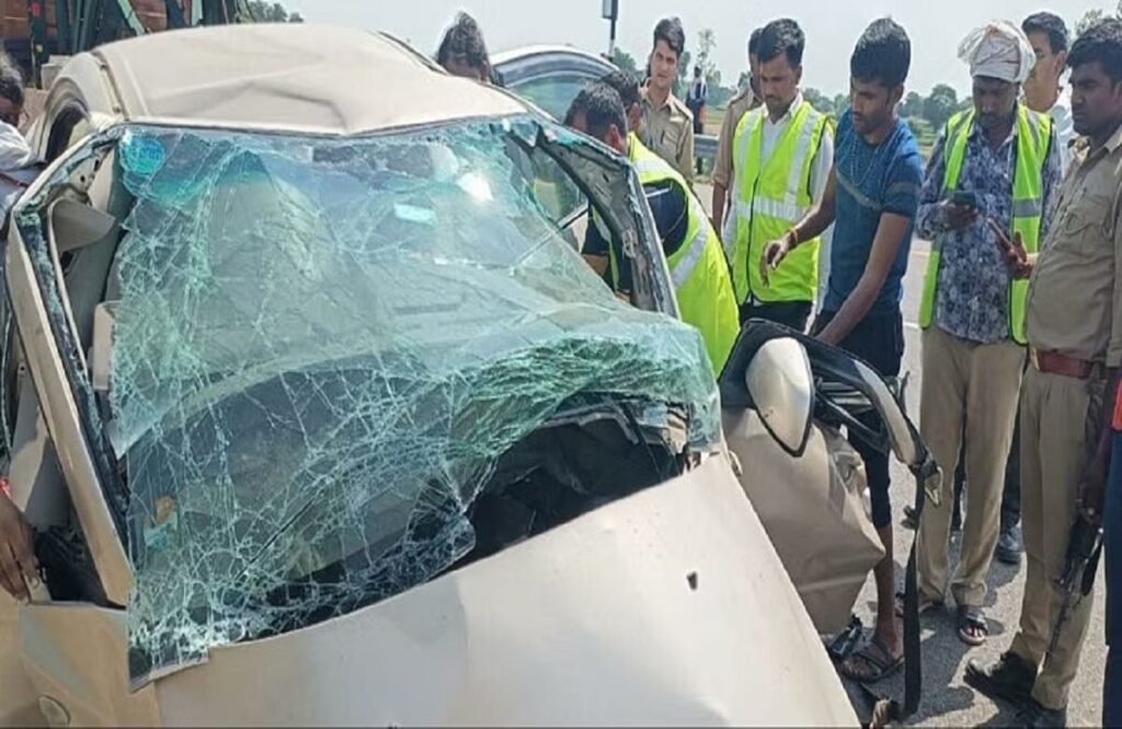 Horrific road accident in Kannauj
