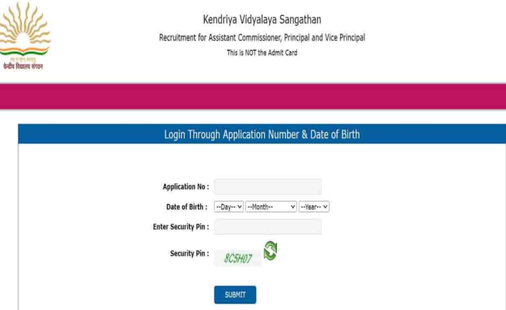 KVS Admit Card 2023