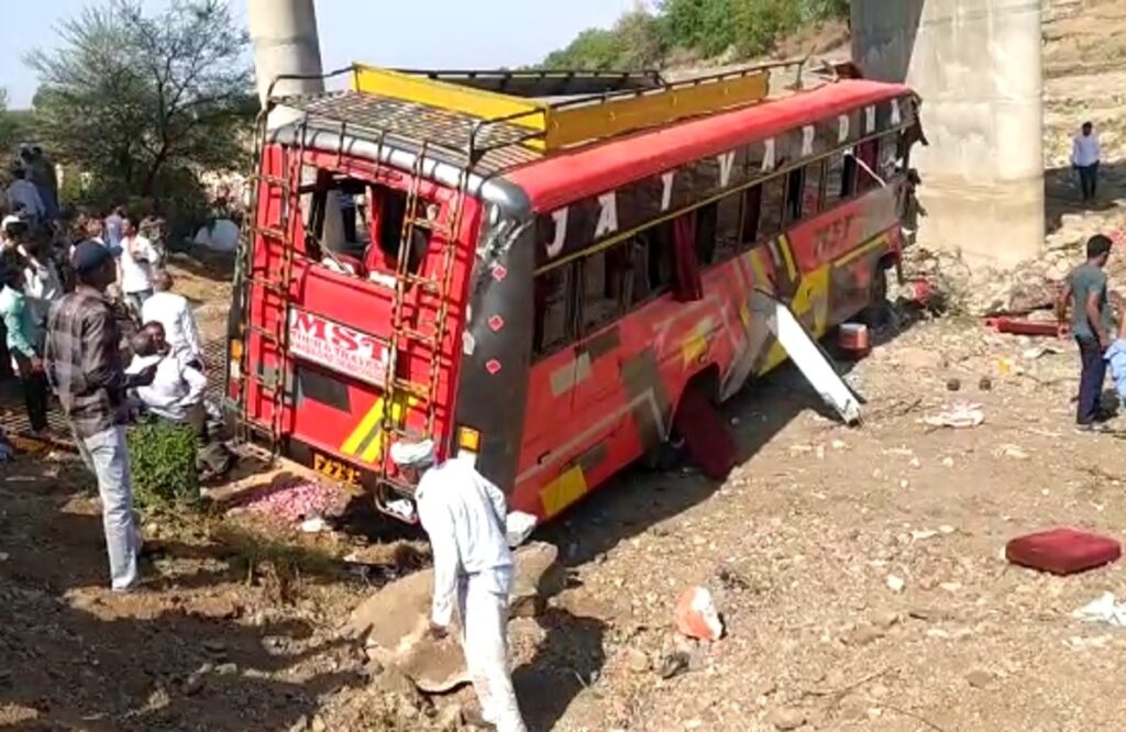 Khargone Bus Accident News Update
