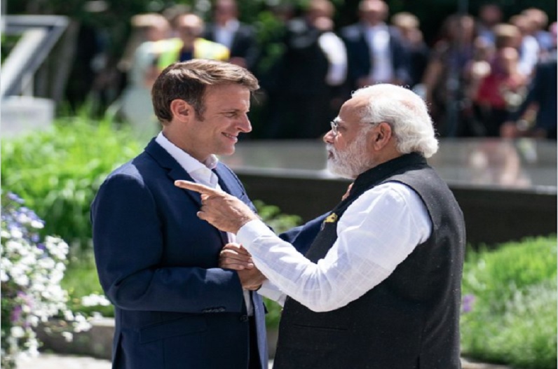 फ्रांस के दौरे पर जायेंगे प्रधानमंत्री नरेंद्र मोदी, बैस्टिल डे परेड में होंगे खास मेहमान, मैक्रोन ने किया ट्वीट