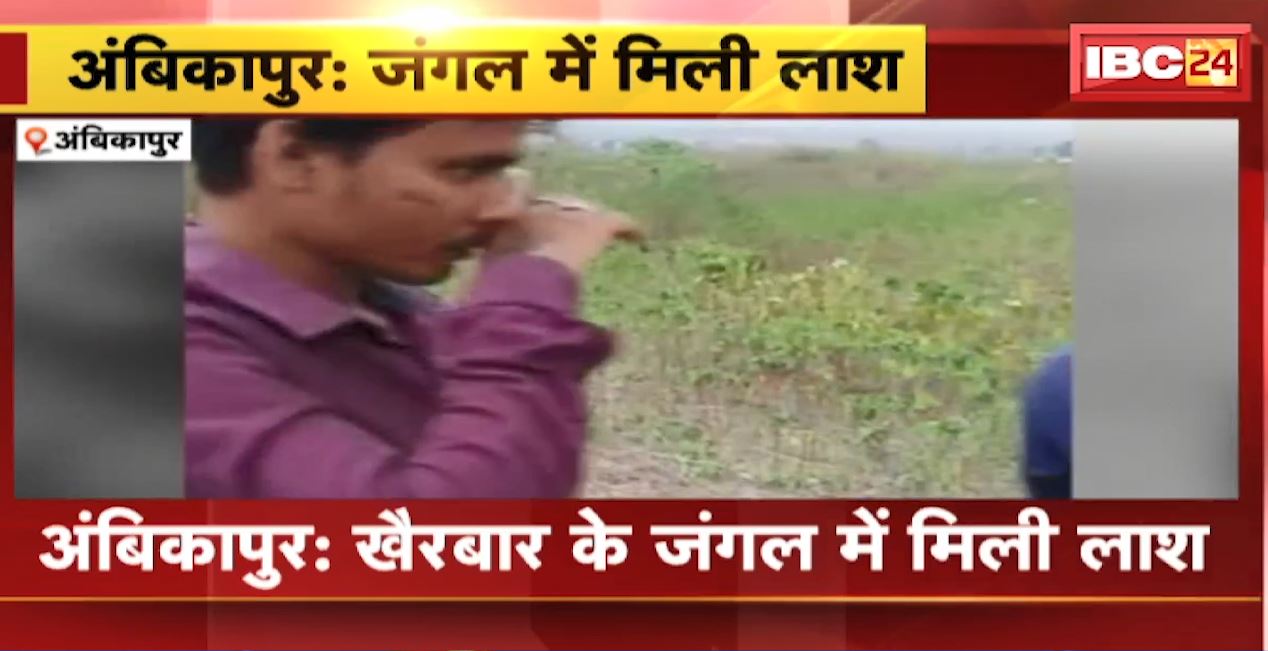 अंबिकापुर में जंगल में मिली सड़ी गली लाश। शव की नहीं हो सकी पहचान। देखिए..