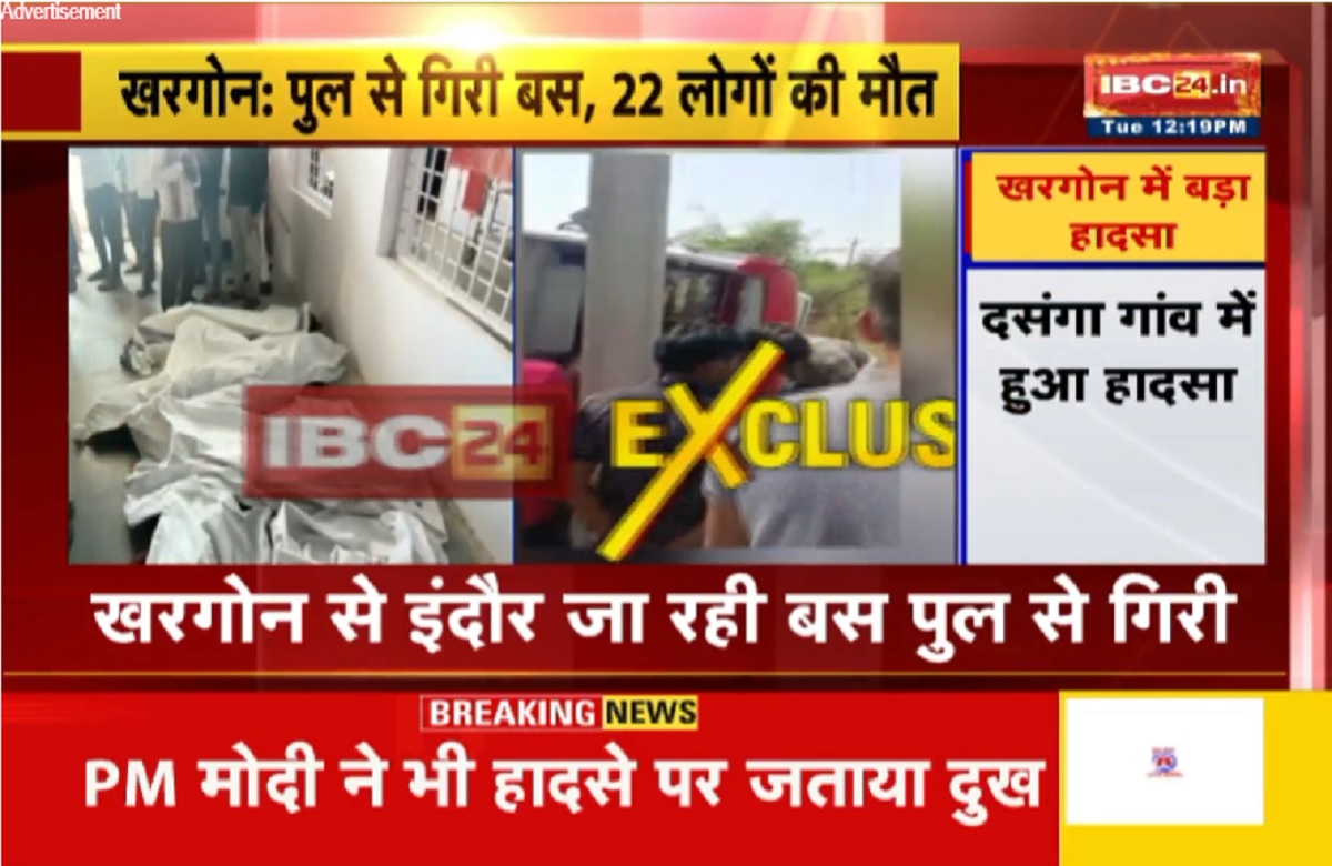 Khargone Bus Accident : खरगोन बस हादसे में केंद्रीय गृहमंत्री ने जताया दुख, अब तक हो चुकी है 22 लोगों की मौत, 50 यात्रियों के घायल होने की खबर
