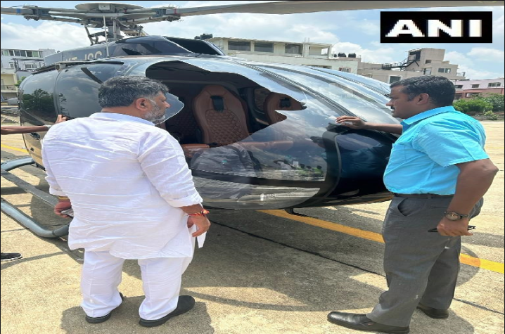 कर्नाटक कांग्रेस अध्यक्ष के हेलीकॉप्टर के सामने अचानक आ गया पक्षी, बड़ी दुर्घटना टली, कैमरामैन को आईं मामूली चोटें