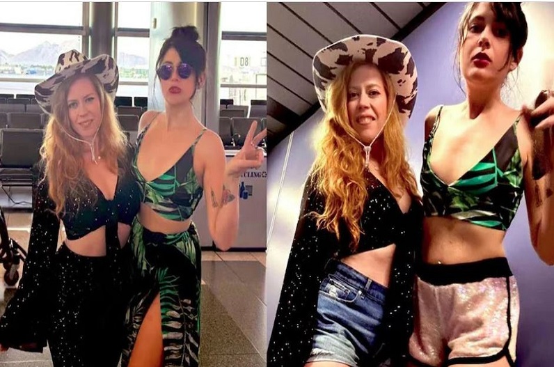 ऐसी ड्रेस में थी लड़कियां, फ्लाइट में चढ़ने से पहले पब्लिक के बीच उतरवाए कपड़े, शेयर कीं तस्वीरें