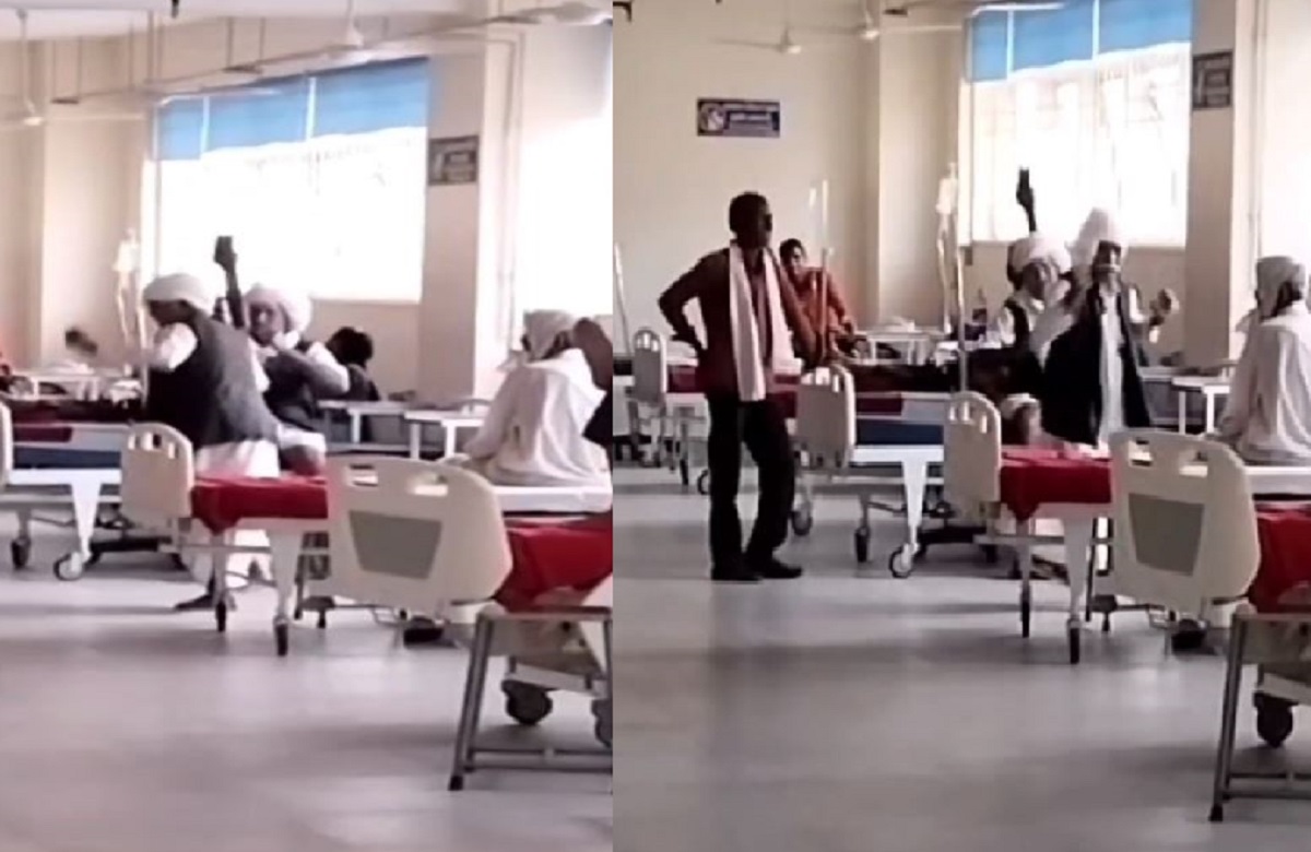 गजब का याराना.. गंंभीर बीमारी से जूझ रहे मरीज को हौसला देने बुजुर्ग दोस्तों ने अपनाया मुन्ना भाई का स्टाइल, वीडियो वायरल