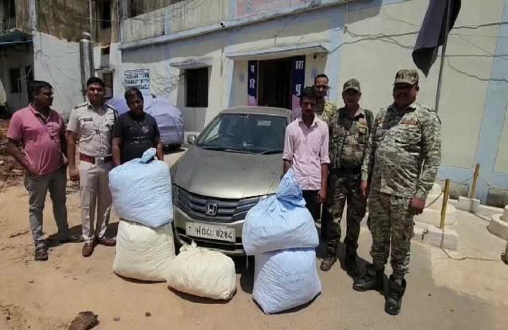 Arrested two smugglers with 118 kg ganja and sent them to jail